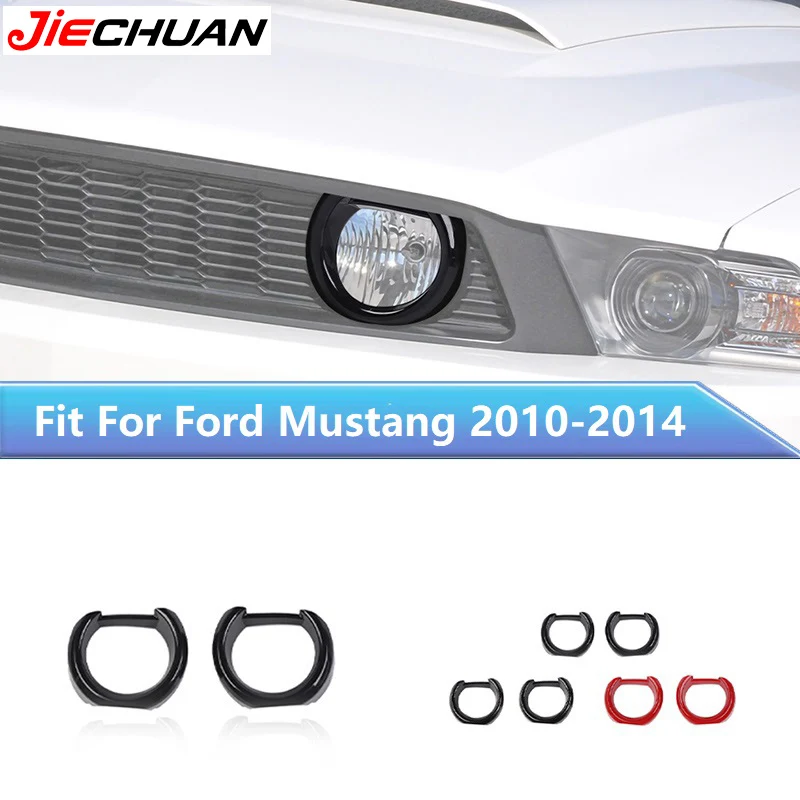 

JIECHUAN Car Front Grills Light Lamp Decoration Cover Trim Sticker For Ford Mustang 2010 2011 2012 2013 2014,Styling Accessories