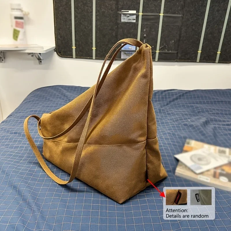 Crossbody Bag Canvas Backpack Men Women Large Capacity Multi-functional Shoulder Bag Casual Bag