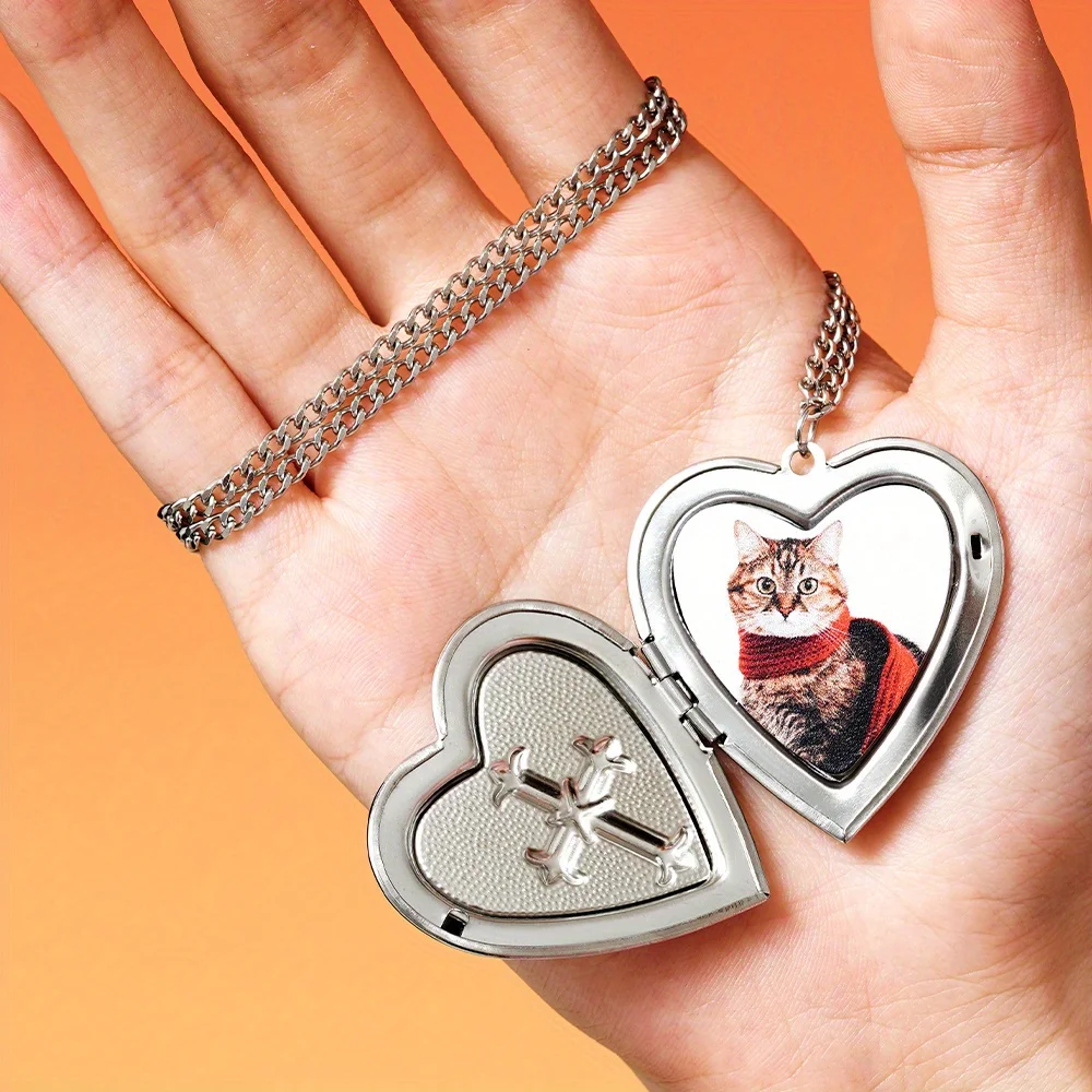 Custom acrylic name heart necklace, fashionable acrylic custom name heart necklace, a surprising jewelry gift for her, Mother's - view 5