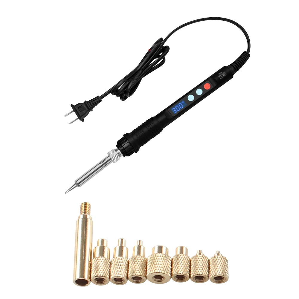 Heat Set Insert Press Tool M2 M3 M4 M5 M6 M8 Brass Thread Insert Nut Soldering lron Tip SOLDERING IRON SIZES Embedded Copper Nut
