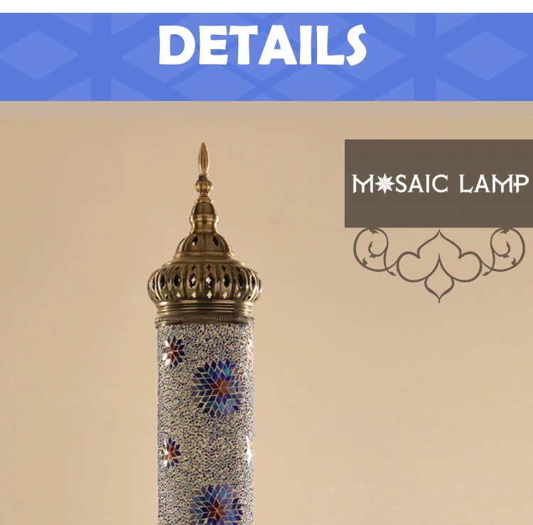 Decorative Room Desk Lamp Night Light For Bedroom Living Room Turkish Table Lamp Mosaic Glass Moroccan Tiffany Style