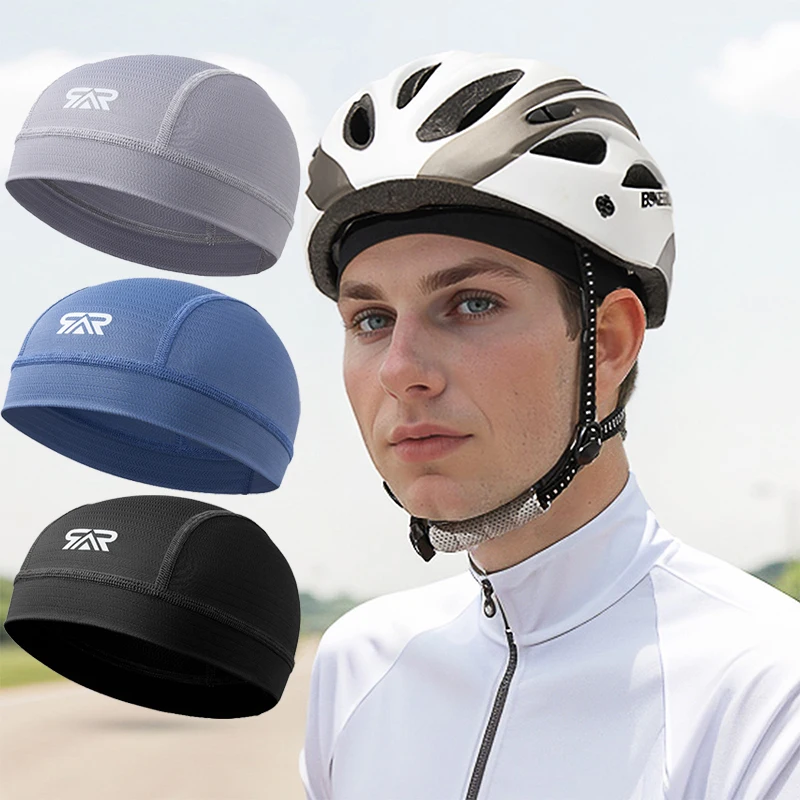 2/3pcs Moisture Wicking Skull Cap Sun Protection Breathable and Lightweight Cycling Helmet Liner