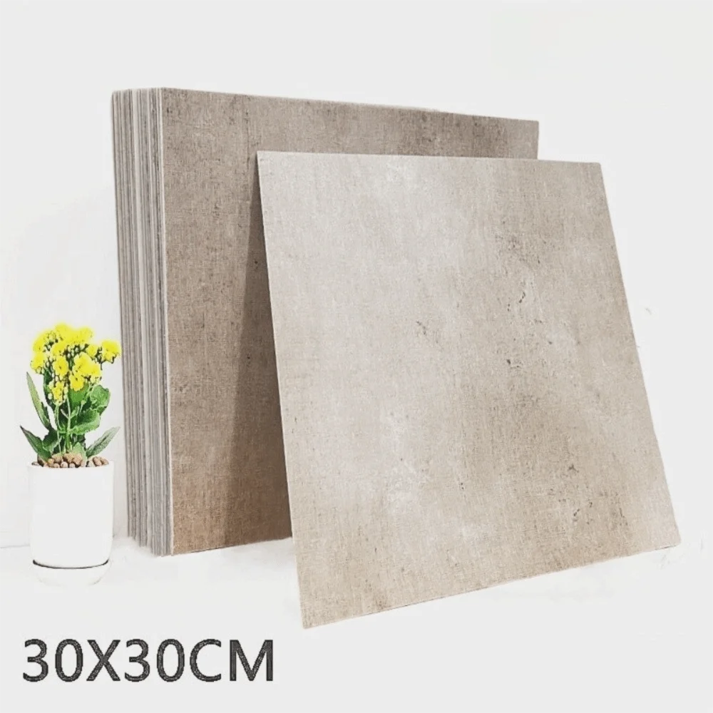 Refurbishment Self Adhesive Floor Tile 30X30CM PVC Floor Wall Sticker Water Proof Marble Texture Vinyl Floor Tile Kitchen Use