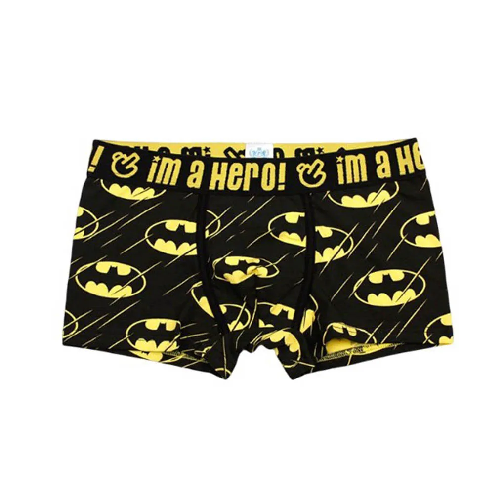 Boxer intimo uomo Sexy mutande in cotone mutandine maschili pantaloncini stampa cartone animato