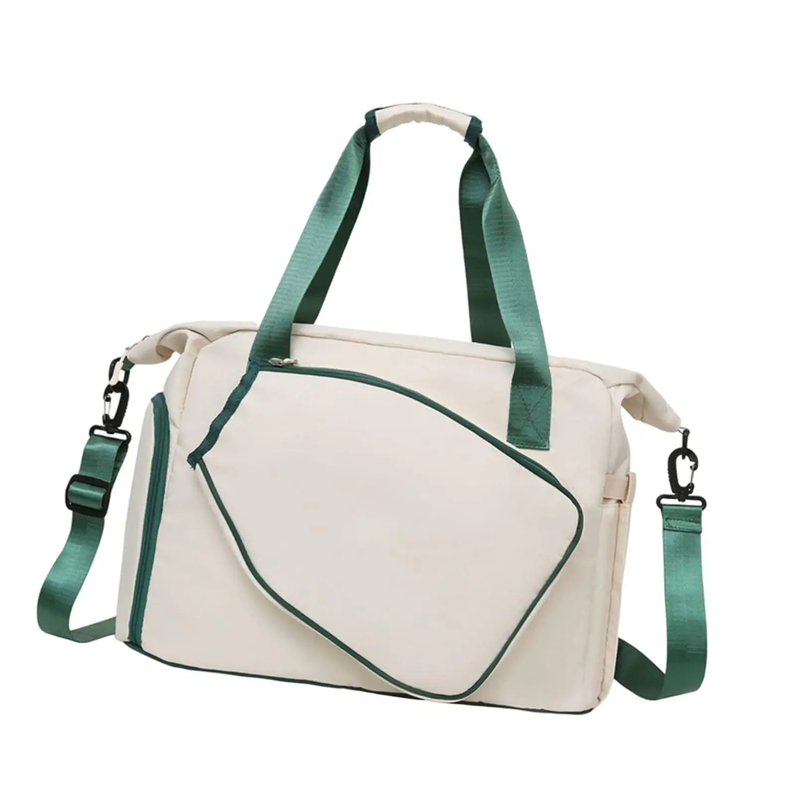 Waterproof Pickleball Racket Bag Tennis Tote Adjustable Shoulder Strap Oxford Cloth Handbag for Practice and Play