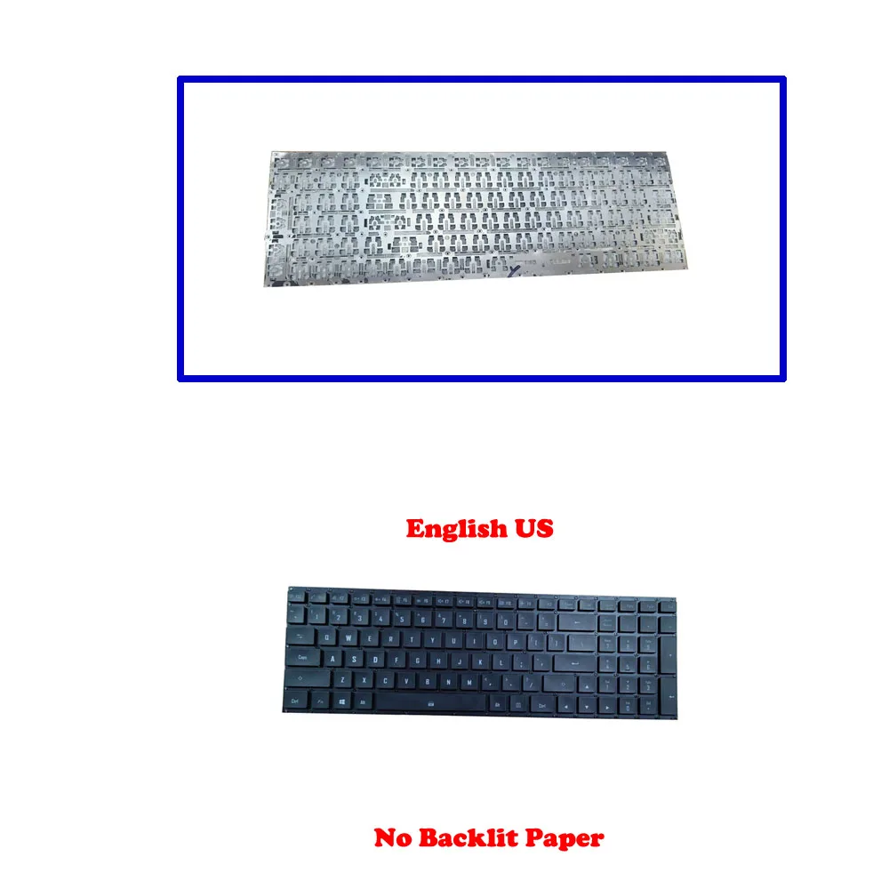 No Backlit Keyboard For Gigabyte For AORUS 17 9KF 9MF 9SF BKF BSF BMF BSG BKG For AORUS 17 YE5 XE5 KE5 YE4 XE4 KE4 17X XES YES