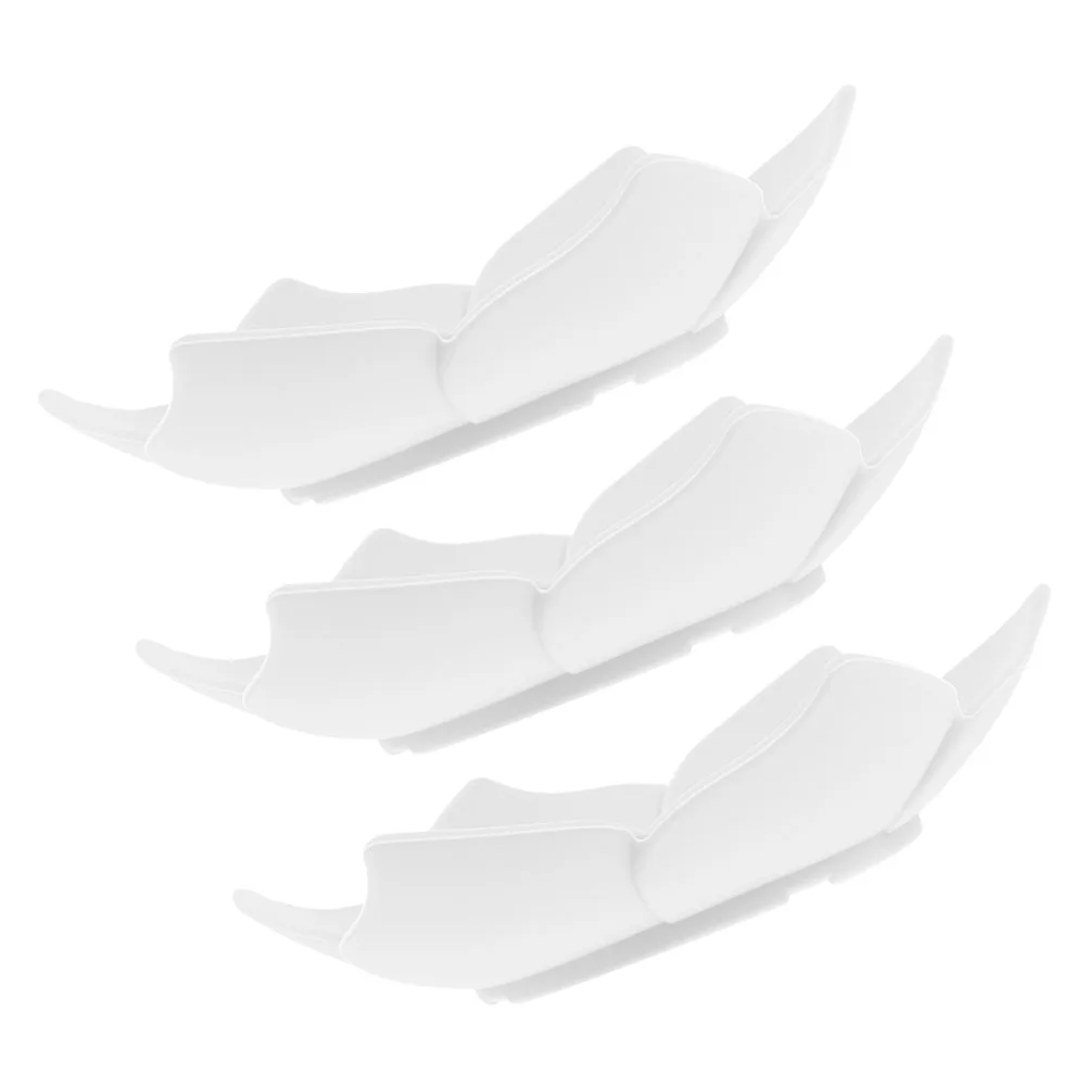 

3 Pcs Soap Tray Bamboo with Shower Steamers Cover Cute Holder Mold Silica Gel Counter Molds