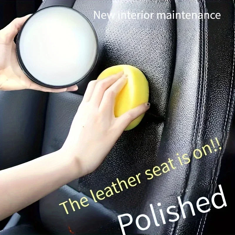 

Leather Cleaning Cream Long Lasting Leather Maintenance Car Seat Sofa Scratch Crack Restoration Interior Polishing Stain Removal