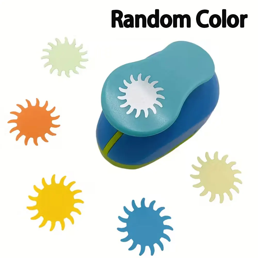 1PC Zon Vorm Handheld Perforator, Scrapbook Ambachten Perforator (Willekeurige Kleur)