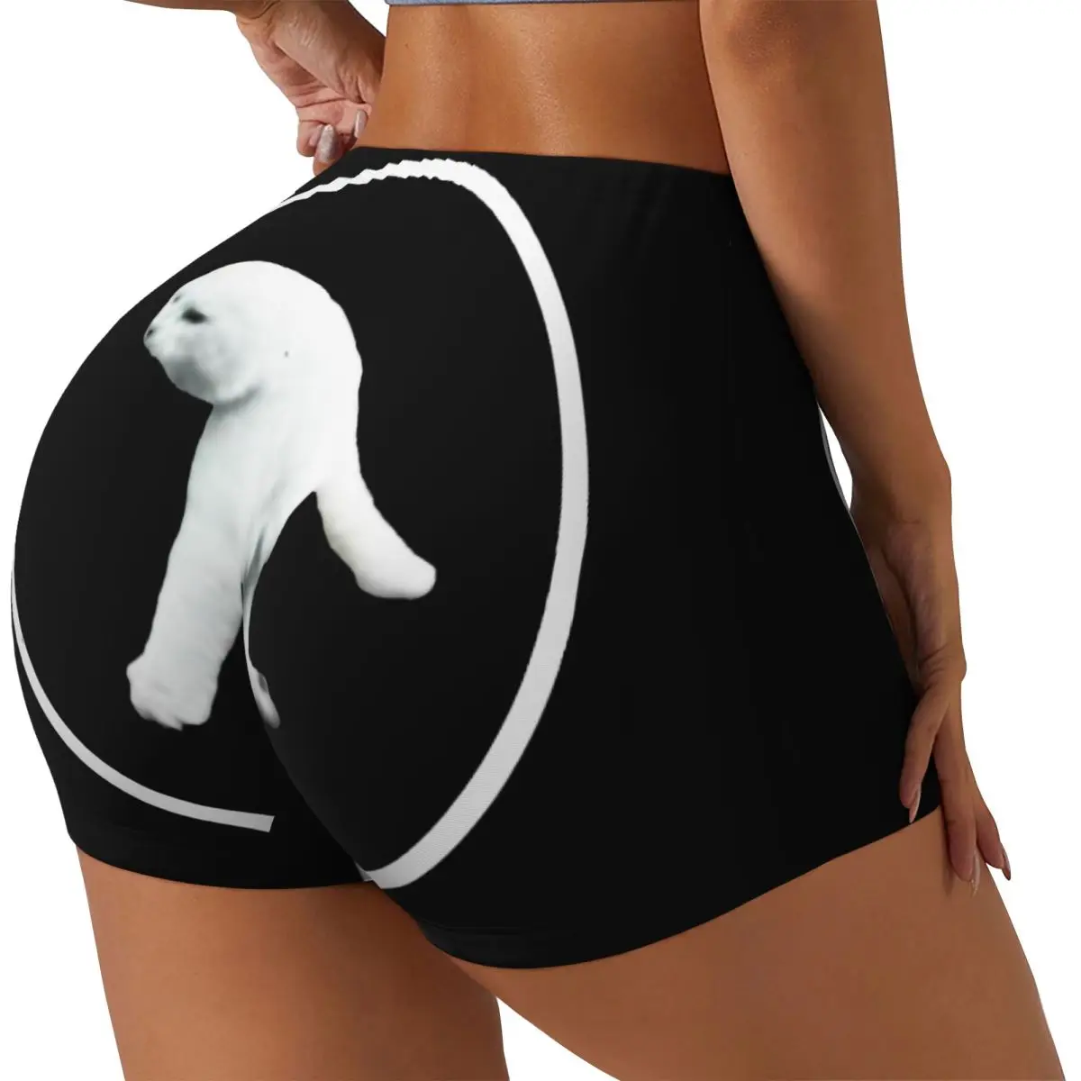 Custom Women Aphex Twin Music Artist Producer Workout Yoga Shorts Gym Athletic Volleyball Biker Shorts