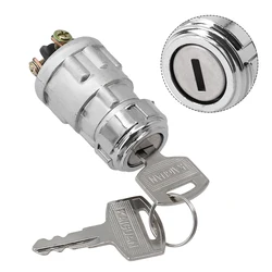 Car Boat Motorcycle Ignition Starter Switch 3 Position W/ 2 Key ON /OFF /Start Switch Lock Starter Switch