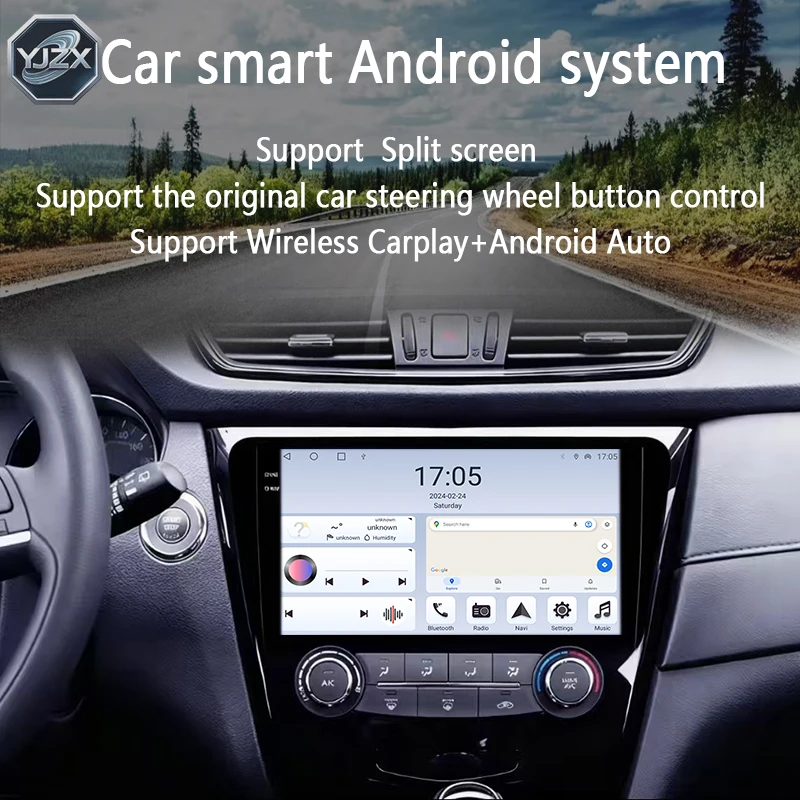 

For NissanX-Trail 3/Qashqai 2 2013 - 2022 Car Radio Multimedia Video Player Navigation stereo GPS