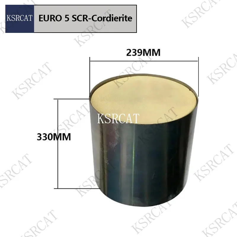 EURO 5 انبعاث محرك الديزل SCR 239*330 مللي متر تنقية العادم الاختيارية الحفاز الديزل المحول الحفاز