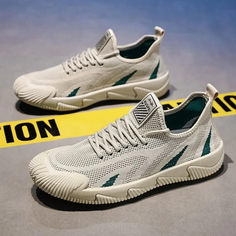 Casual Netted Shoe Man Summer New Sports Style Breathable and Trendy Work Comfortable and Versatile Shoes Fashionable and Simple