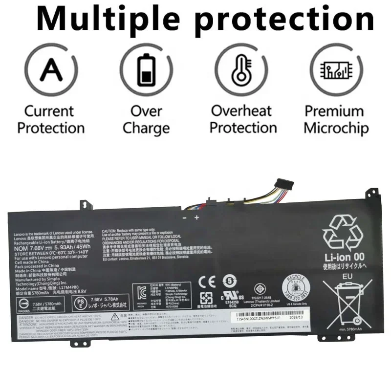 Brand New Laptop Battery For Flex 6-14 IdeaPad 530s-14IKB 530S-15IKB 11.52V 34Wh L17C4PB0 L17M4PB0 L17M4PB2 L17C4PB2