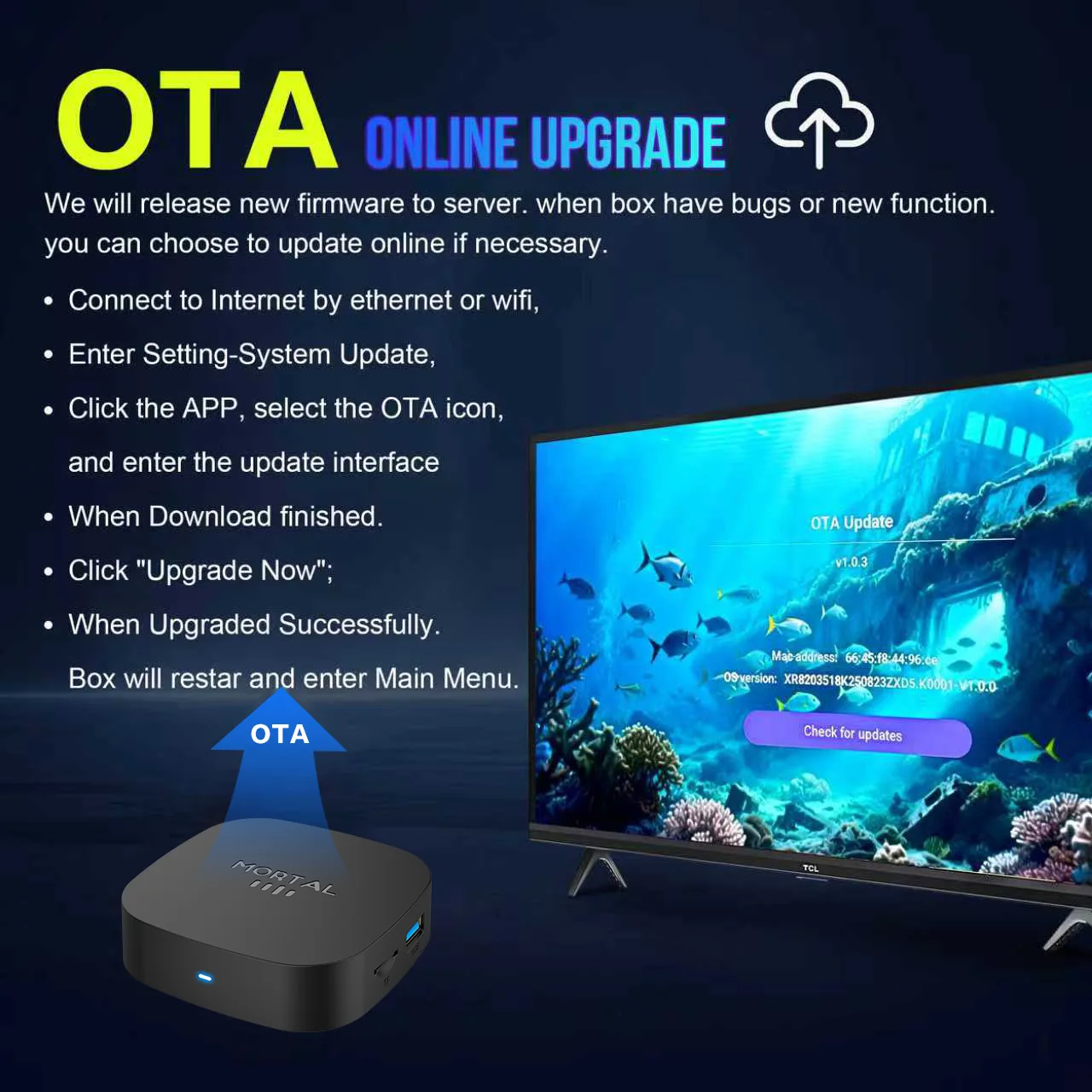 2025 Neuer T1+ 8K HD TV-Box Android 16.0 RK3518 Quad-Core 8GB RAM 128GB ROM Dual-WLAN 2,4G/5,8G Heimkino-Mediaplayer – Detail 8