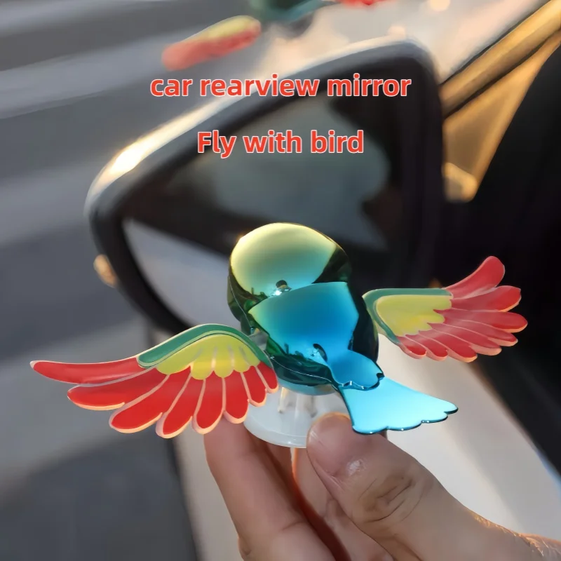 

Newest Companion Flying Bird With Moving Wings Car, Motorcycle, And Electric Vehicle Decoration Fun Stress-Relief Toy Gifts