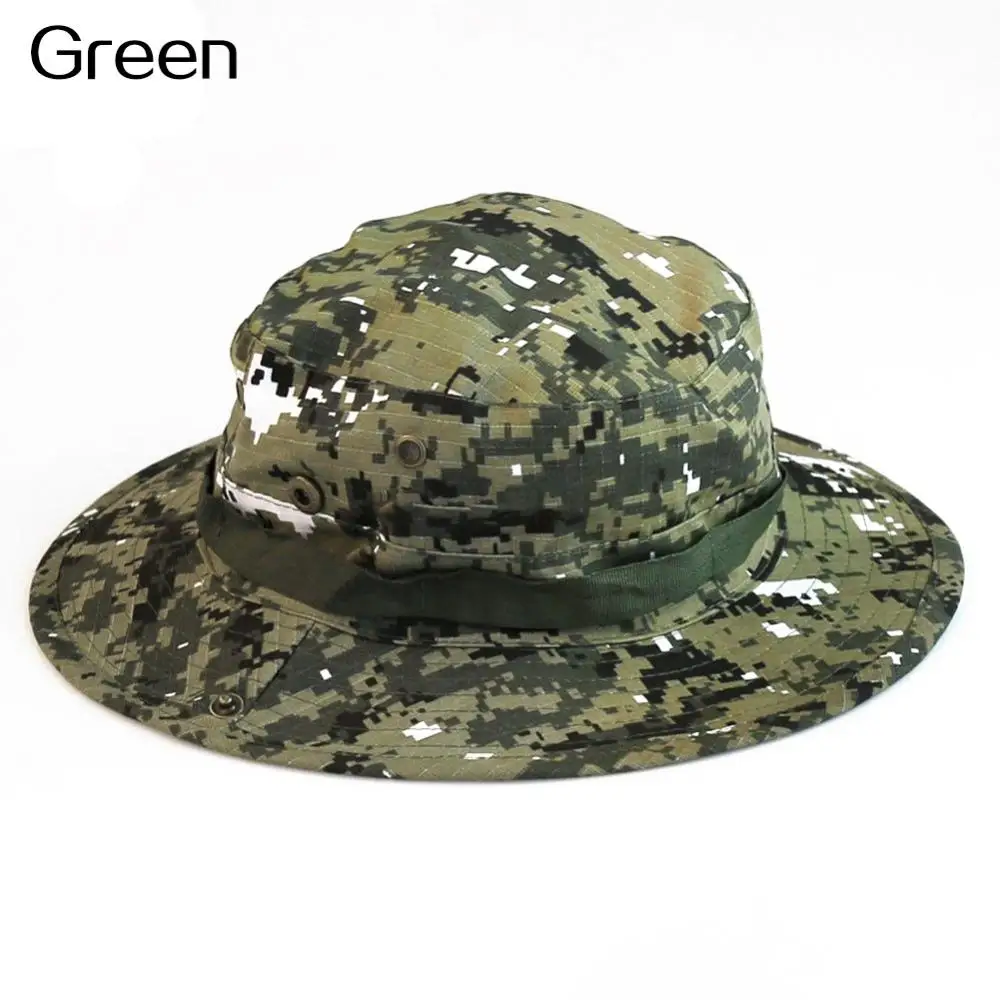 Cotton Hunting Hat Hat Men Cap Women Sports Boonie Washed Twill Chin Cord Camouflage Travel Sun Bucket Style Fisherman