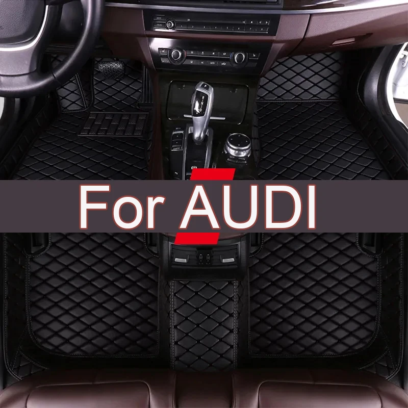 Car Floor Mats For AUDI TT 2seat TT 4seat TTS Q8 e-tron A2 80 Convertible SR6-b5 s8  A1 Petrol  Car Accessories