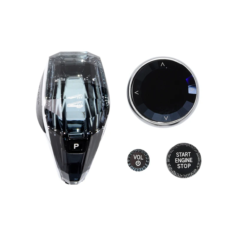 Wholesale Crystal Gear Shift Knob Set for BMW X5 X6 3 5 Series G20 X3 G01 X4 G02 G304 G30 Accessories