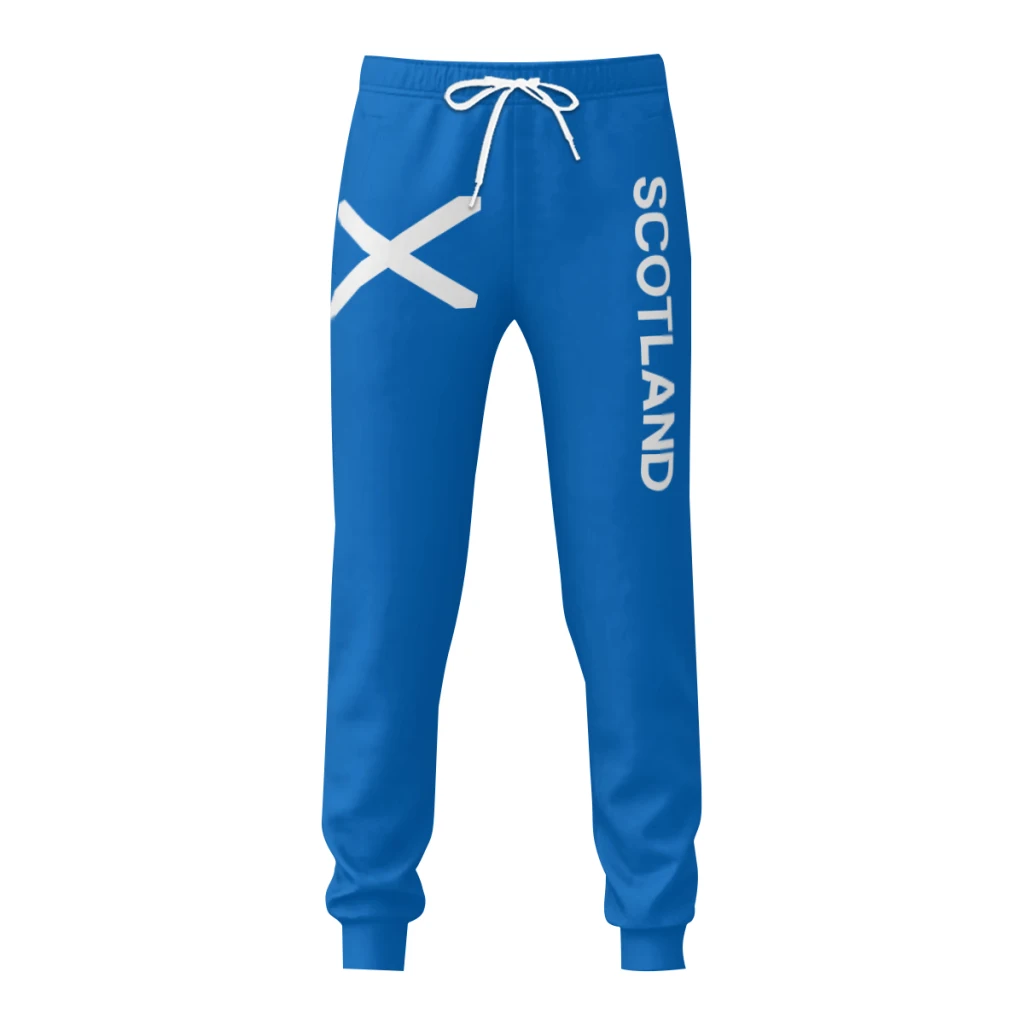 

Mens Sweatpants Scotland Flag Pants with Pockets Joggers Soccer Football Multifunction Sports Sweat With Drawstring