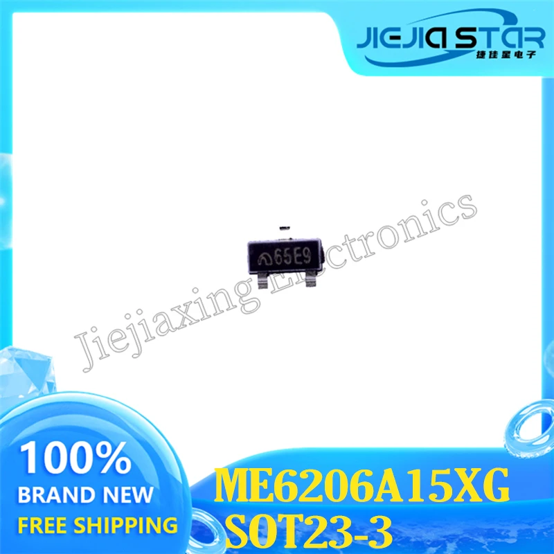 ME6206A15XG SOT-23 ME6206-1.5V Low Power Process LDO Regulator IC Part Mark 65E9 Brand New Original