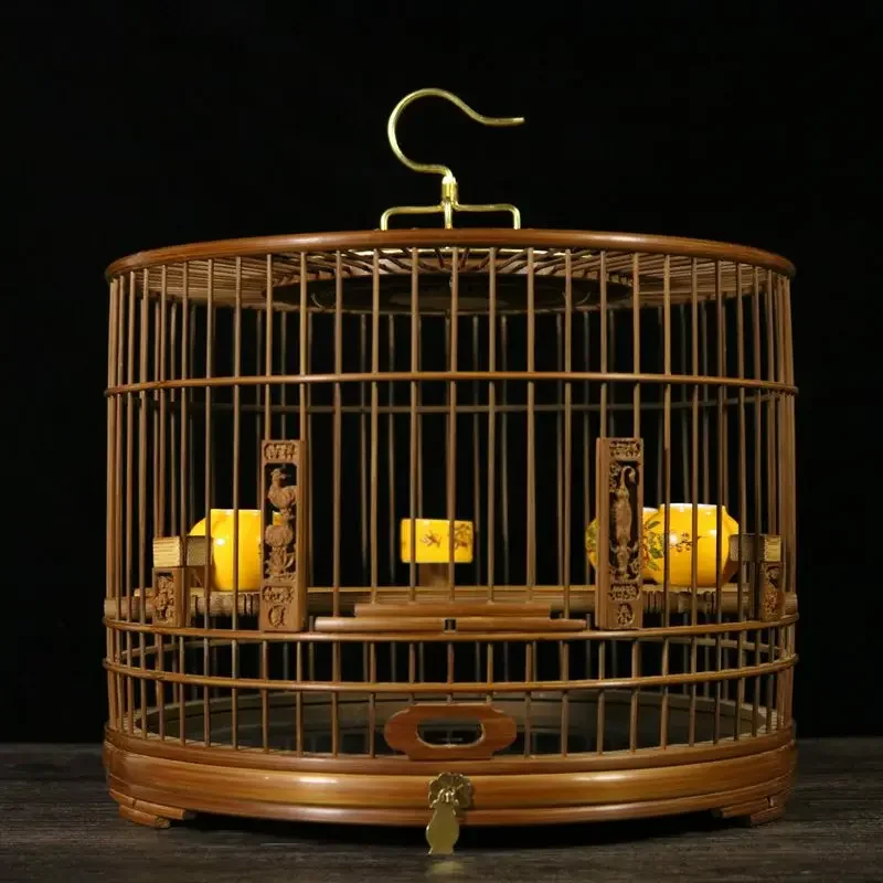 

Wooden Parrot Birds Cage Vintage Decorative Budgie Lovebird Birds Cage Accessories Pigeons Quail Jaula Outdoor Garden Hut