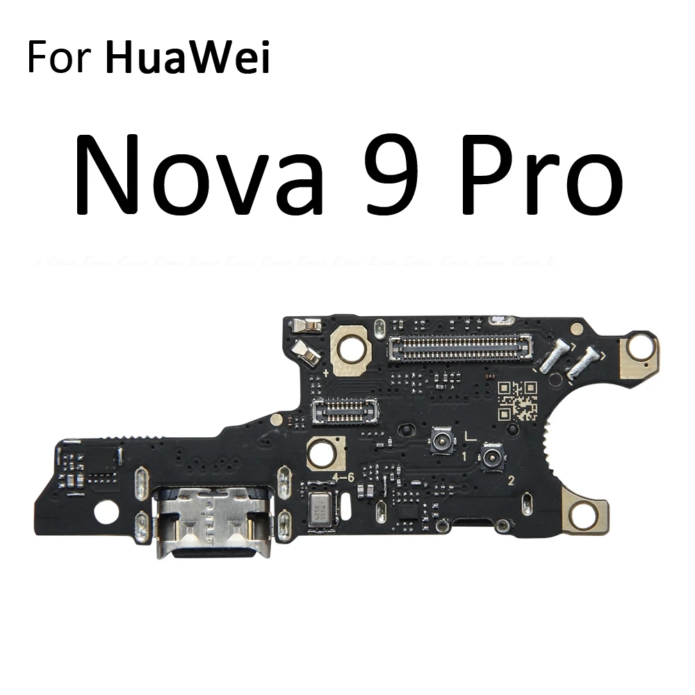 Power Opladen Connector Plug Poort Dock Board Met Microfoon Microfoon Flex Kabel Voor Huawei Nova 9 10 11 11i 12 12i Pro SE Ultra