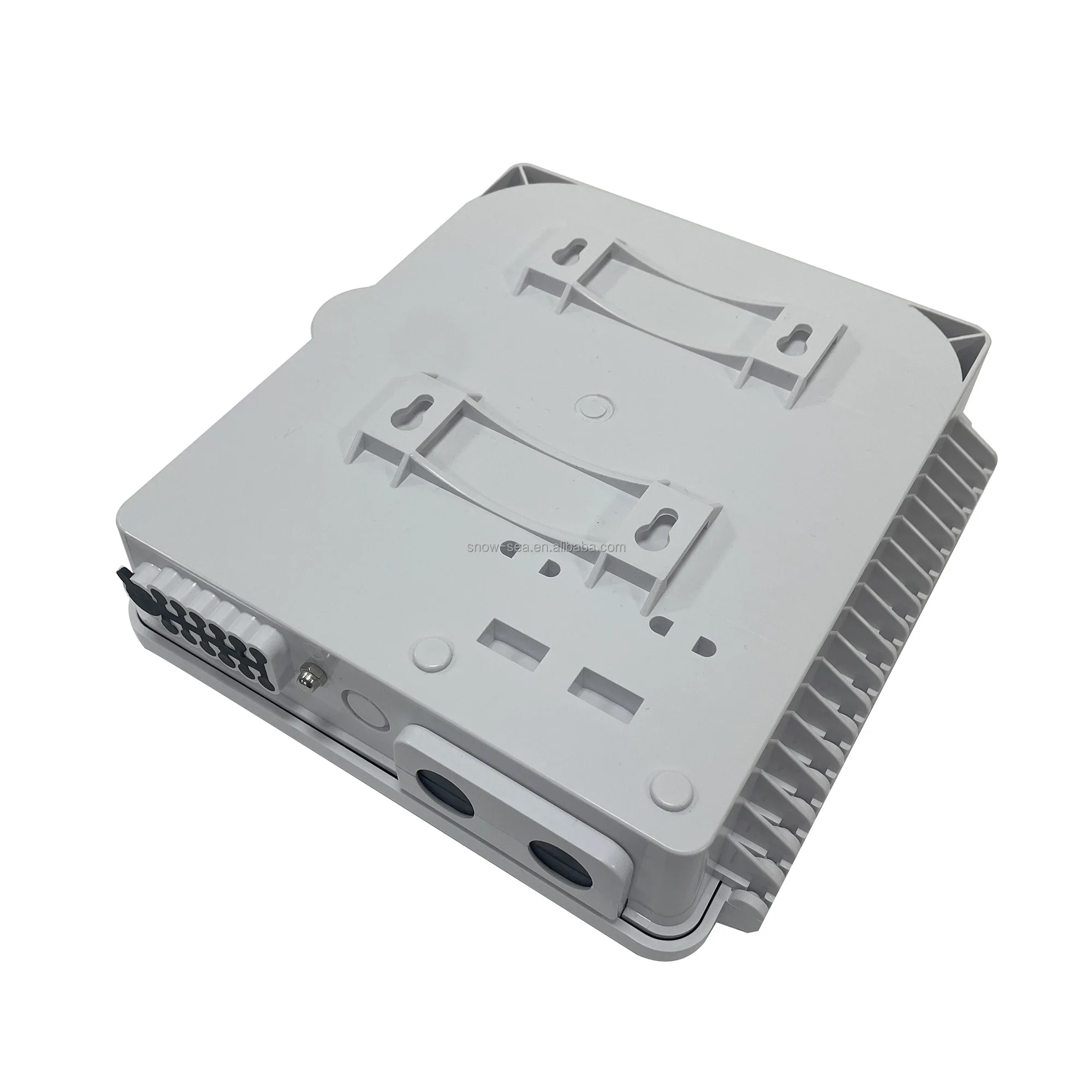 2 In 12 Out ABS Material FTTH 12 Core Waterproof Optical Distribution Box ODB-12-D