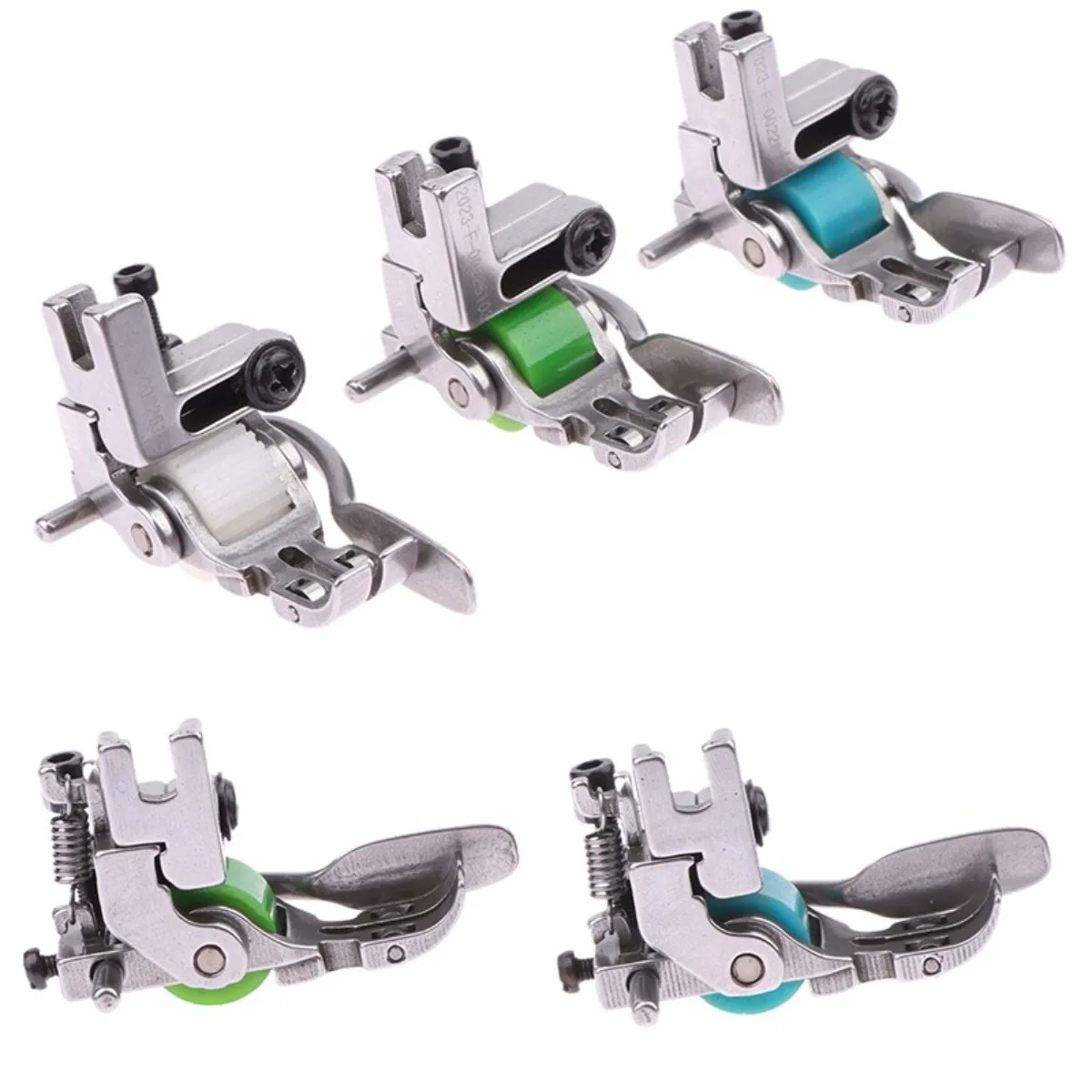 T5 Multifunction Roller Presser Foot 5-In-1 Adjustable Cording/Regular/Zipper Roller Presser Foot For Industrial Sewing Machine