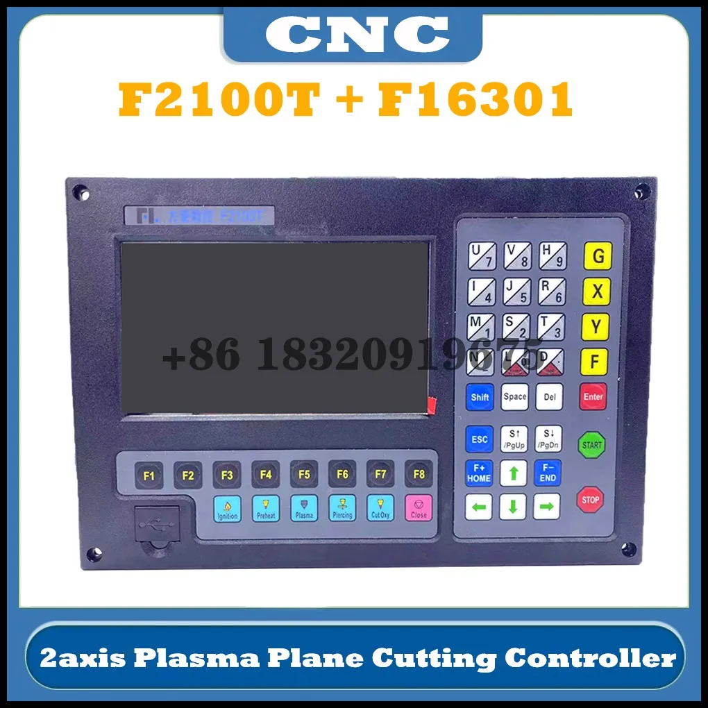 CNC Plasma Plane Cutting Controller Fang Ling F2100T Plasma Flame Cutting Machine 2axis Cnc System+F16301 Voltage Divider