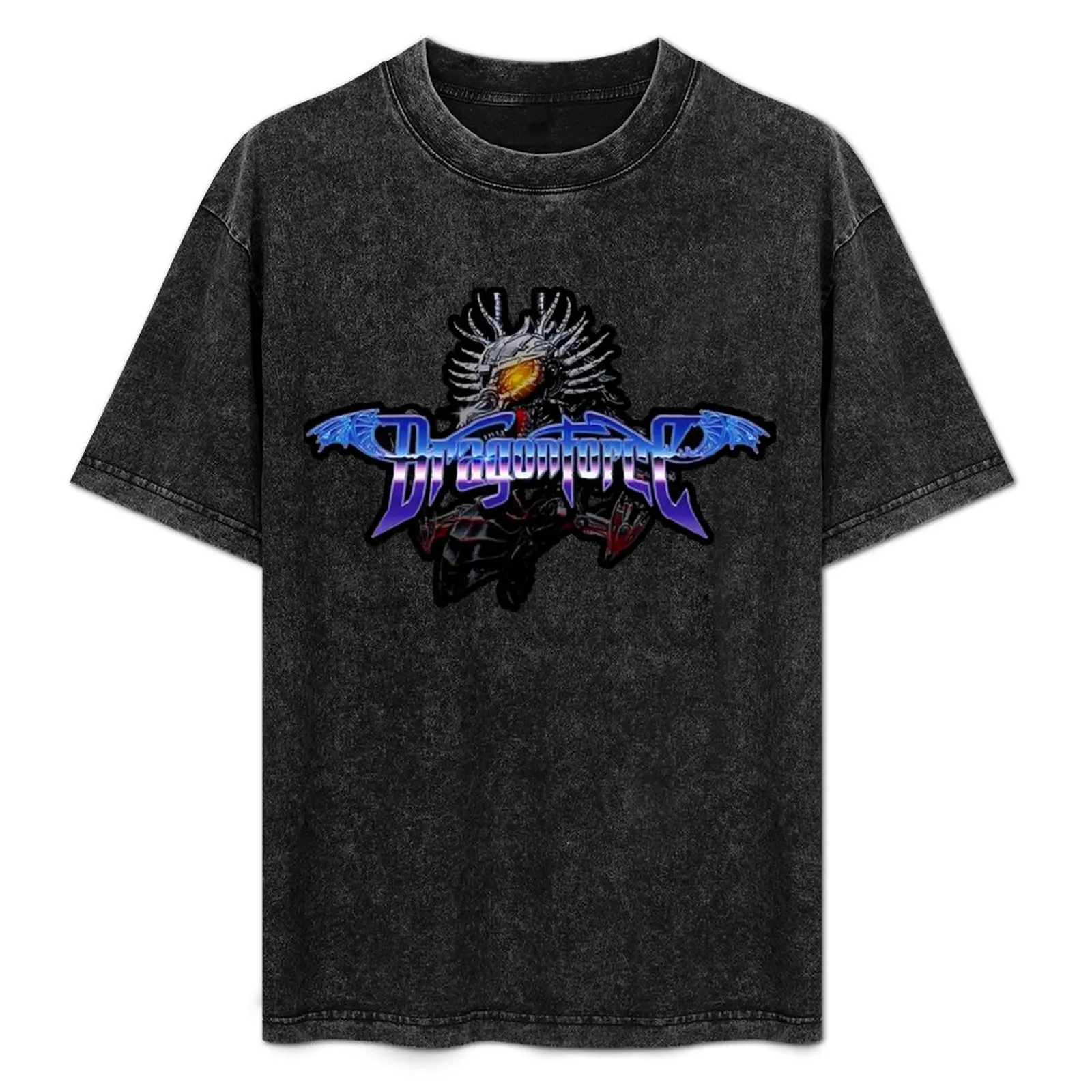 

DRAGONFORCE MUSIC ARTWORK T-Shirt Worker Basic Short Sleeve Tee
