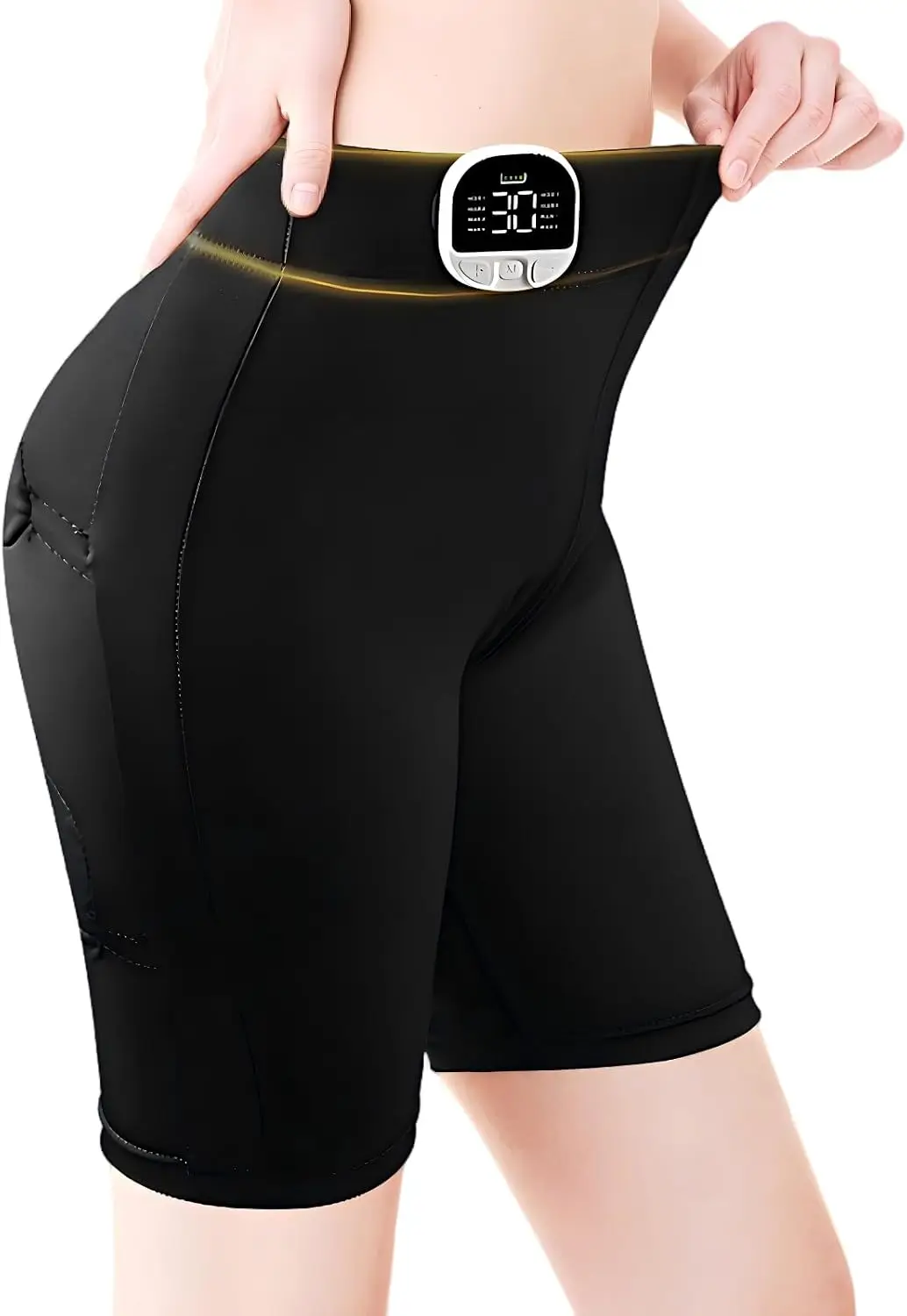 Smart EMS High Waist Yoga Shorts | 8 Modes 30 Intensity Compression Wearable Shorts For Home Workout Daily Use Wholesale
