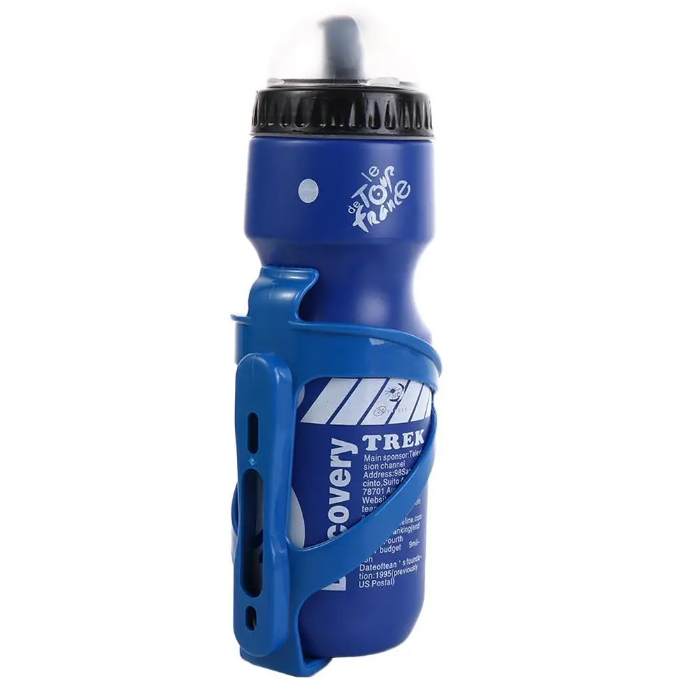 750ml Bicycle Waterbottle Mountain Road Bike Water Bottle Outdoor Cycling Kettle Portable with Bottle Holder Bike Accessory Drop