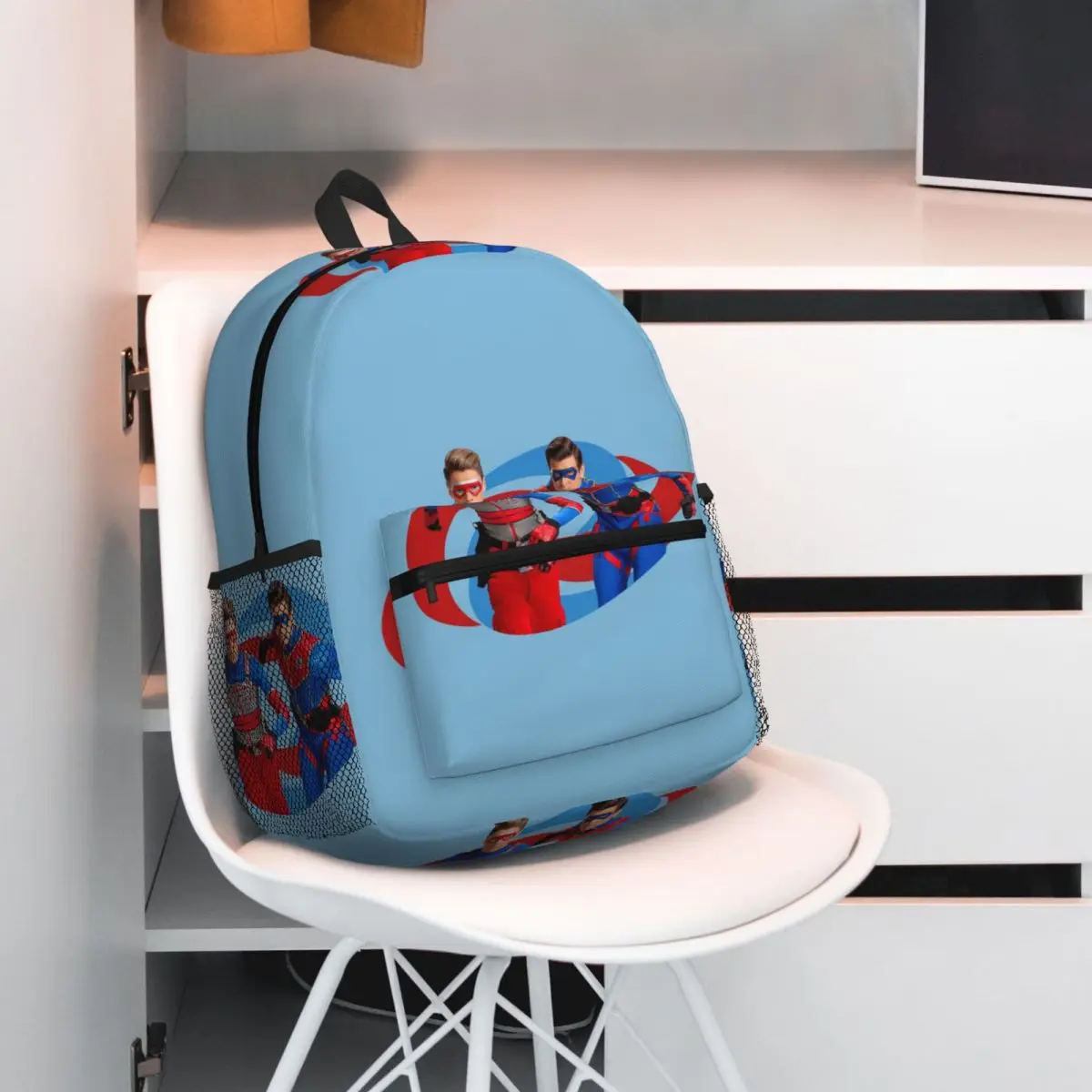 Henry Danger - Action Log Backpack Daypack Large Capacity Children BookBag School Bag Shoulder Bags for Men Women