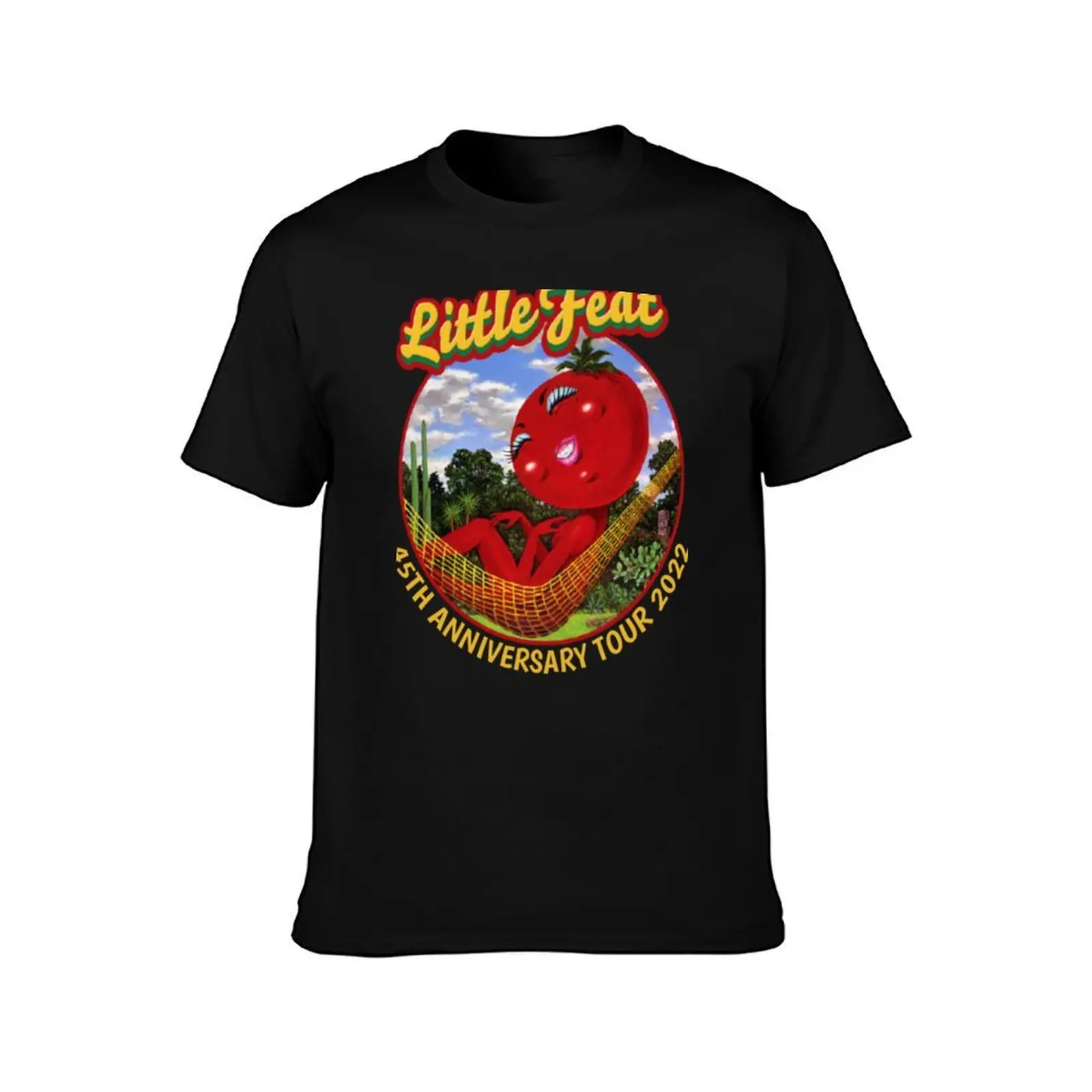 TOUR 2022 LITTLE FEAT 45TH ANNIVERSARY T-Shirt, Summer Casual Cotton Tee, Oversized Streetwear Tops, Vintage Graphic Print
