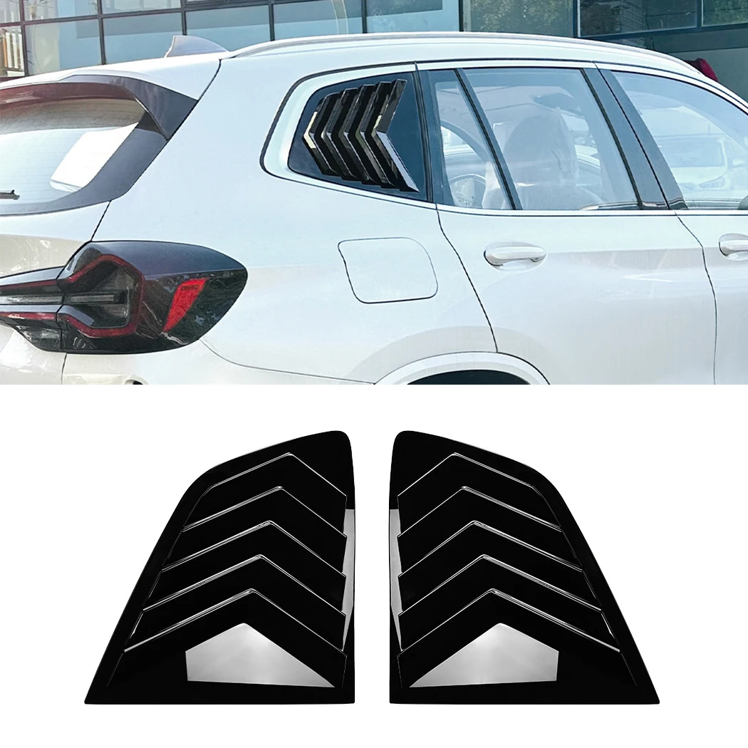 Rear Triangle Window Shade Spoiler Bodykits For BMW X3 G01 2018-2024