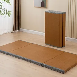 Portable Tatami Mattress Family Folding Coconut Palm Floor Mat Sleeping Mat Waterproof Bottom Bedroom Nap Cushion Pad Customized