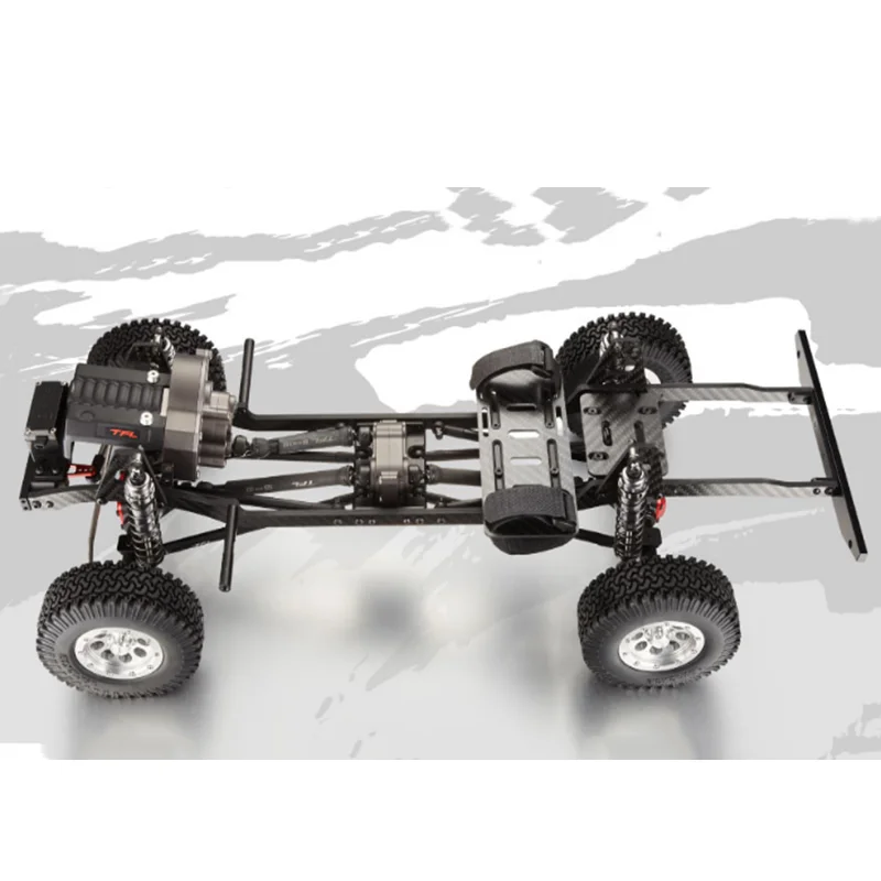 TFL 1/10 RC Crawler Remote Control Car D110 CNC Metal Chassis 334MM WB W/O Shell TOUCAN Outdoor Toys For Boys Gift TH01739-SMT8