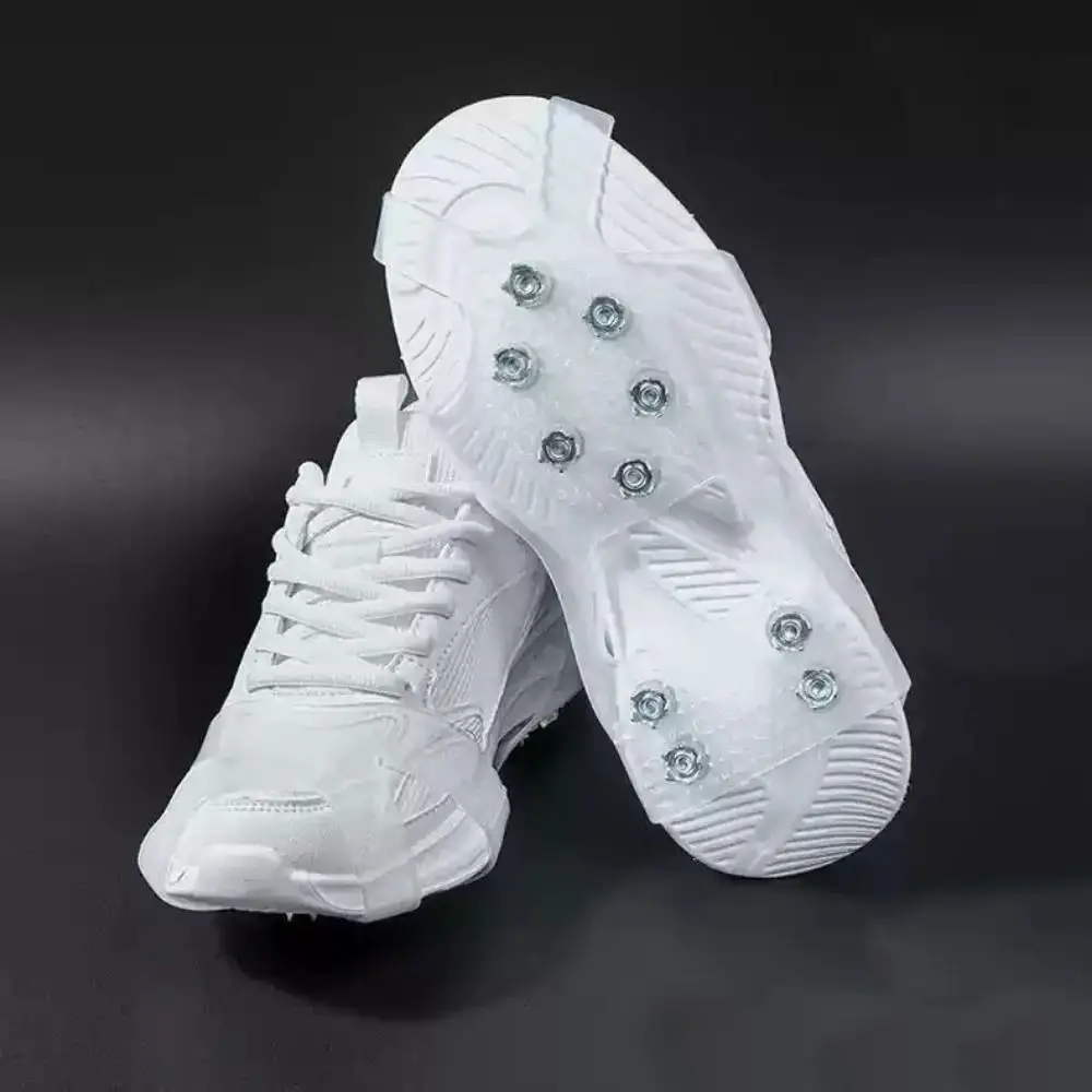 

Накладки на обувь с 10 шипами, гибкие противоскользящие шипы для обуви, ледоотбойники, снегозащитные шипы, альпинистские ботинки с шипами