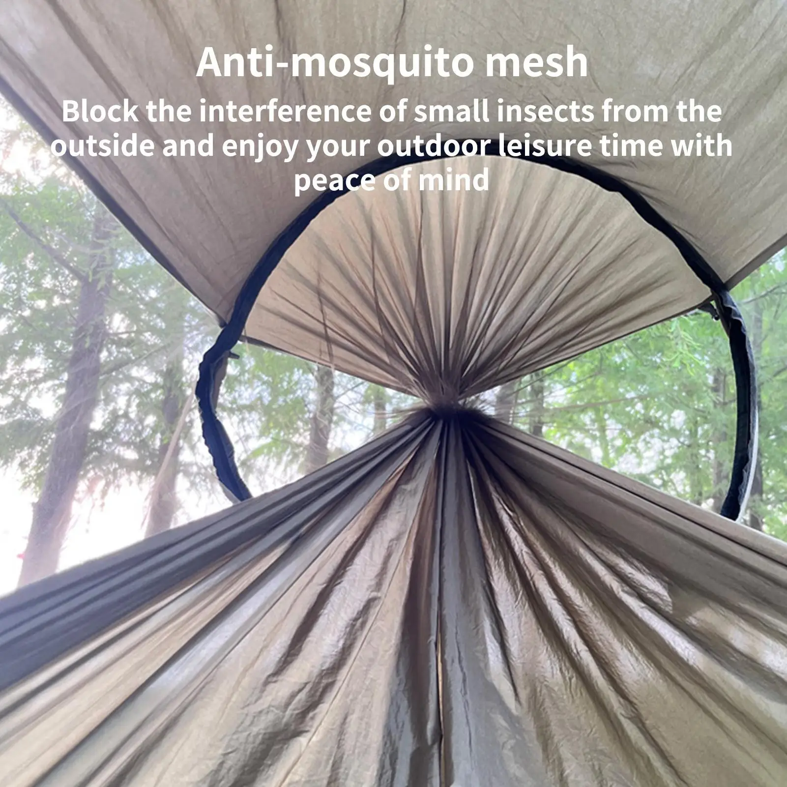 

3In 1 Outdoor Double Hammocks With Mosquito Nets And Sunshades Quick Open Hammock Portable Camping Sunshade Leisure