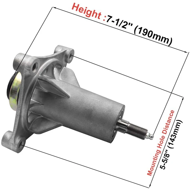 192870 Lawn Mower Spindle Assembly Replaces Ariens For Husqvarna Ayp Mcculloch Poulan Oregon Rotary Craftsman