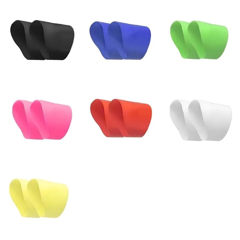 

2pcs Soccer Cleat Cover Cover Soccer Shoe Lace Lace Bands Силиконовые шнурки покрывают спортивные аксессуары для футбольной 4xbb
