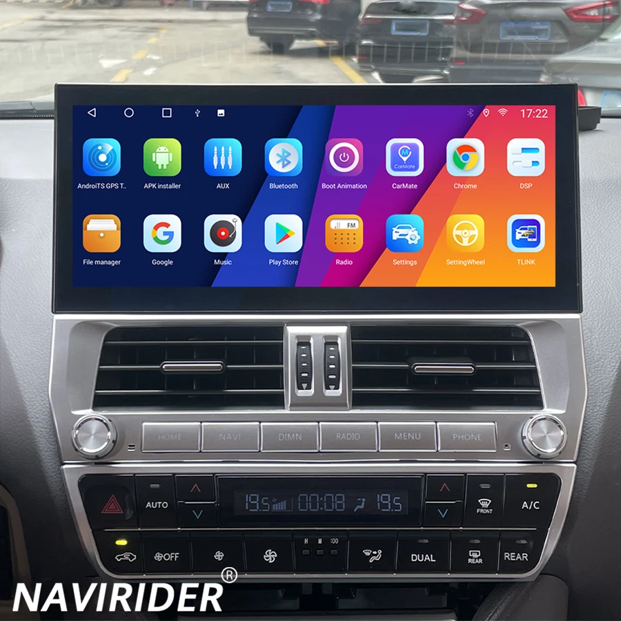 2 Din Android Car Radio Multimedia Video Player For Toyota Land Cruiser Prado 150 2018-2023 Navigation GPS Carplay Head Unit