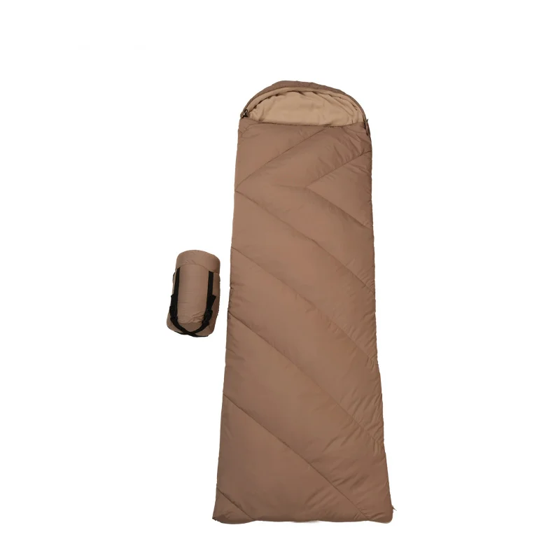 Cross-Border Amazon Camping Envelope Sleeping Bag Winter Outdoors Camping Adult Sleeping Bag Travel Mountain Climbing Dirty Proo