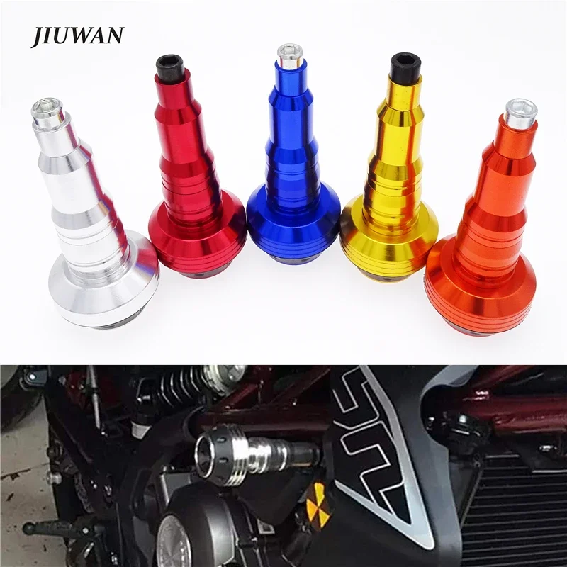 

1 Pcs Universal Aluminum Motorcycle M10 Frame Slider Falling Protector Anti Crash Ball Engine Crash Pad For Suzuki Kawasaki