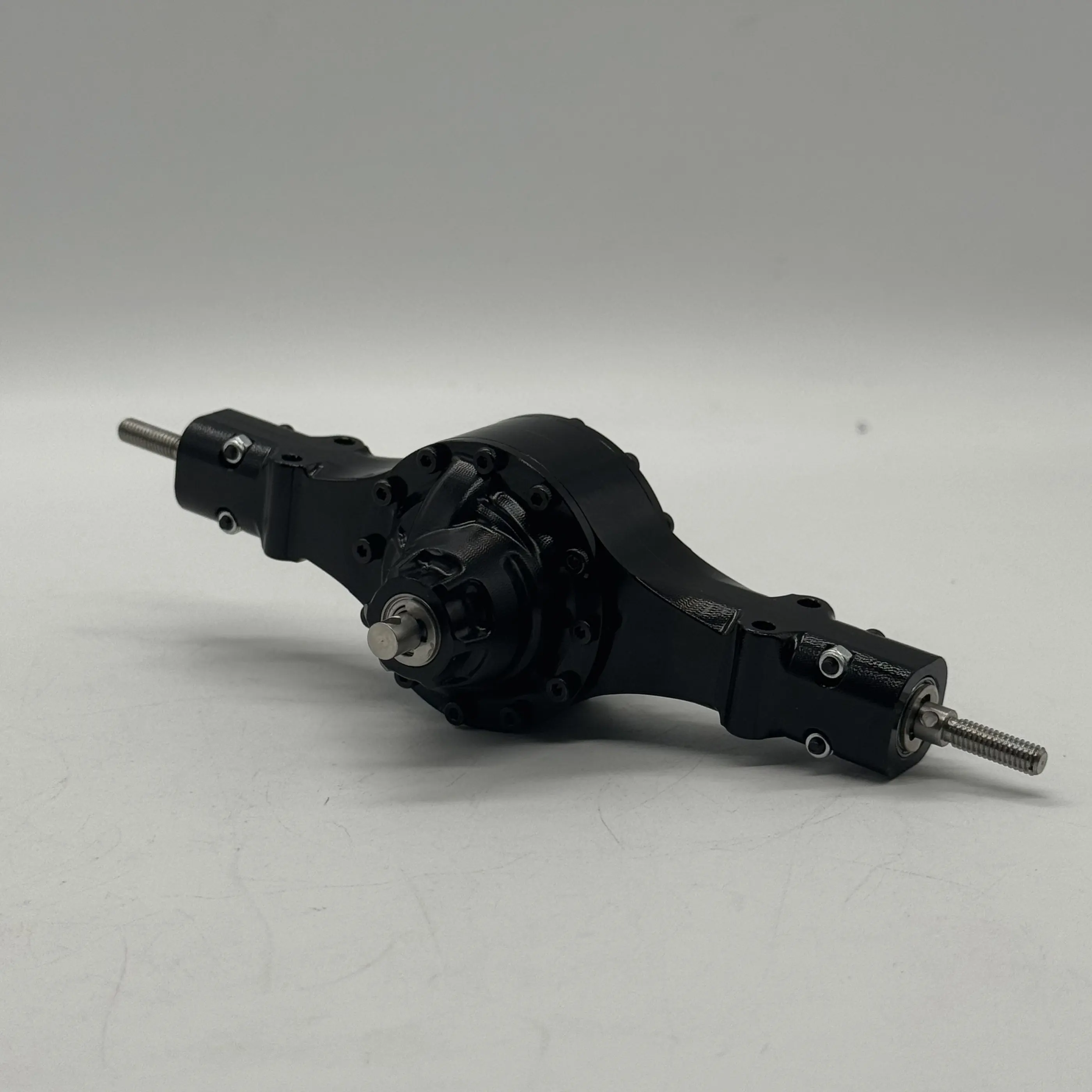 1 set LESU 1/14 Metal Rear Axle Differential Speed RC Accessories for Tamiya Model RC Tractor Truck Car Q9021 DIY Toy Spare Part