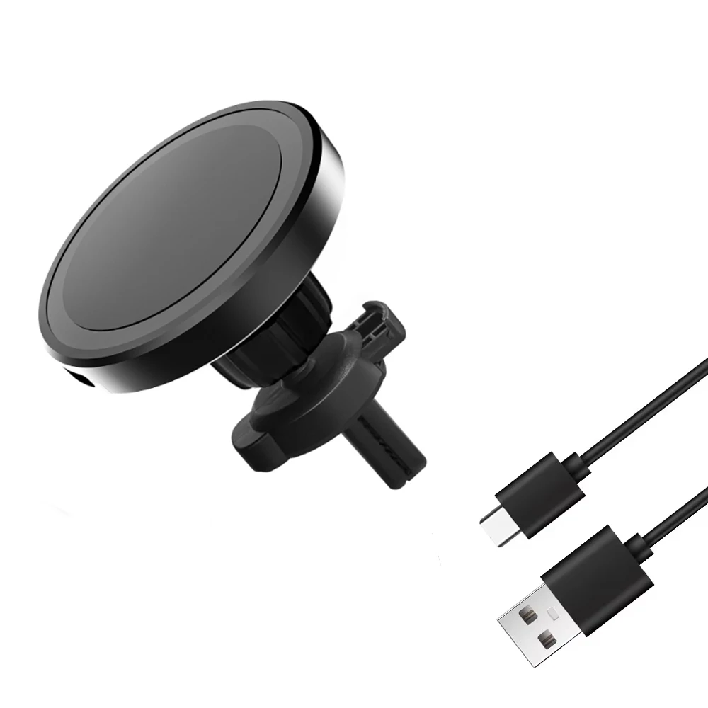 Auto Magnetische Air Vent Telefon Halter Drahtlose Ladegerät Stehen Für Magsafe iPhone 16 15 14 13 12 Pro Max Zelle schnelle Ladestation
