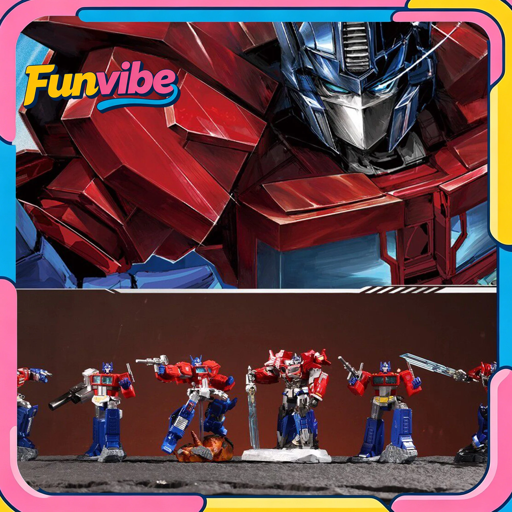 

WAY STUDIOS Transformers Leader Series Blind Box Optimus Prime Figure Dolls Model Collection Anime Figure Children's Toys Gift