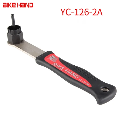 Llave de volante de Cassette de bicicleta de mano, herramientas de reparación de bicicletas de montaña y carretera, herramienta de instalación de rueda libre, removedor, accesorios de ciclismo